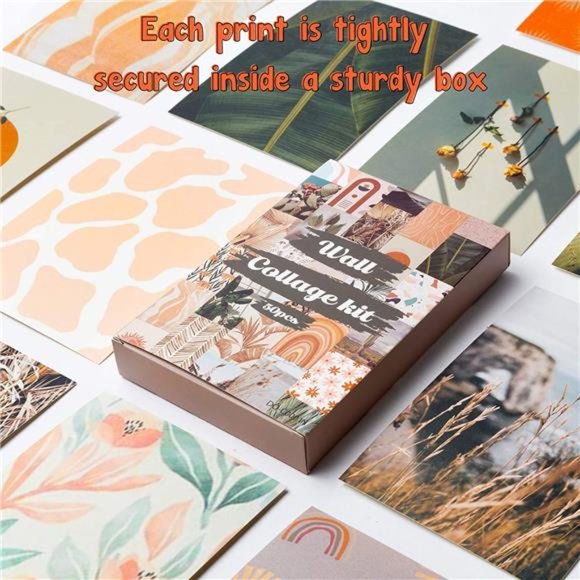 50PCS Boho Aesthetic Pictures Wall Collage Kit, Photo Collection Collage Dorm - Picture 2 of 6